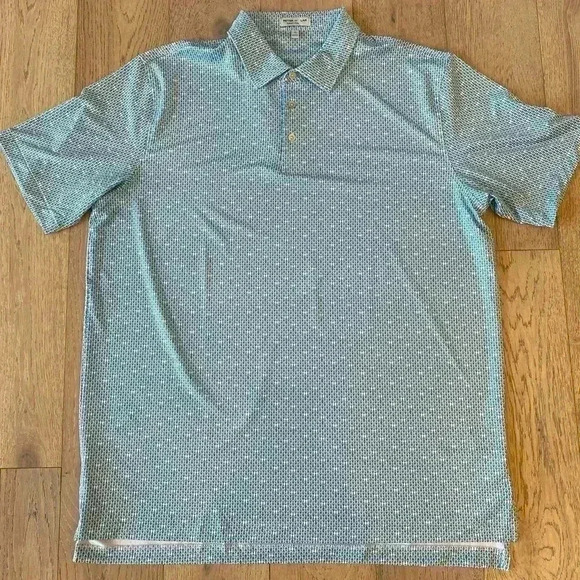 Peter Millar Summer Comfort The Mans Manhattan Performance Jersey Golf Polo XL - Picture 1 of 6